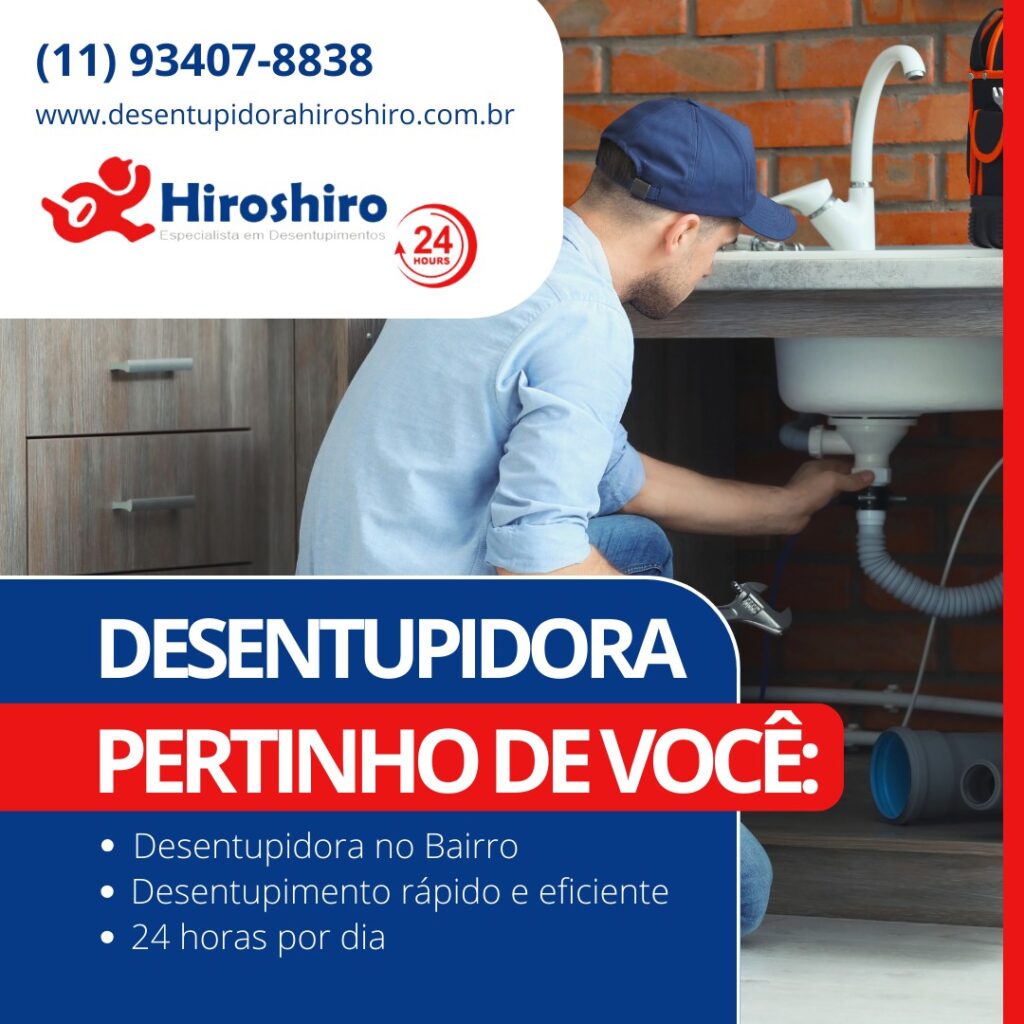 🔧 Desentupimento rápido e eficiente 24 horas por dia! 🔧